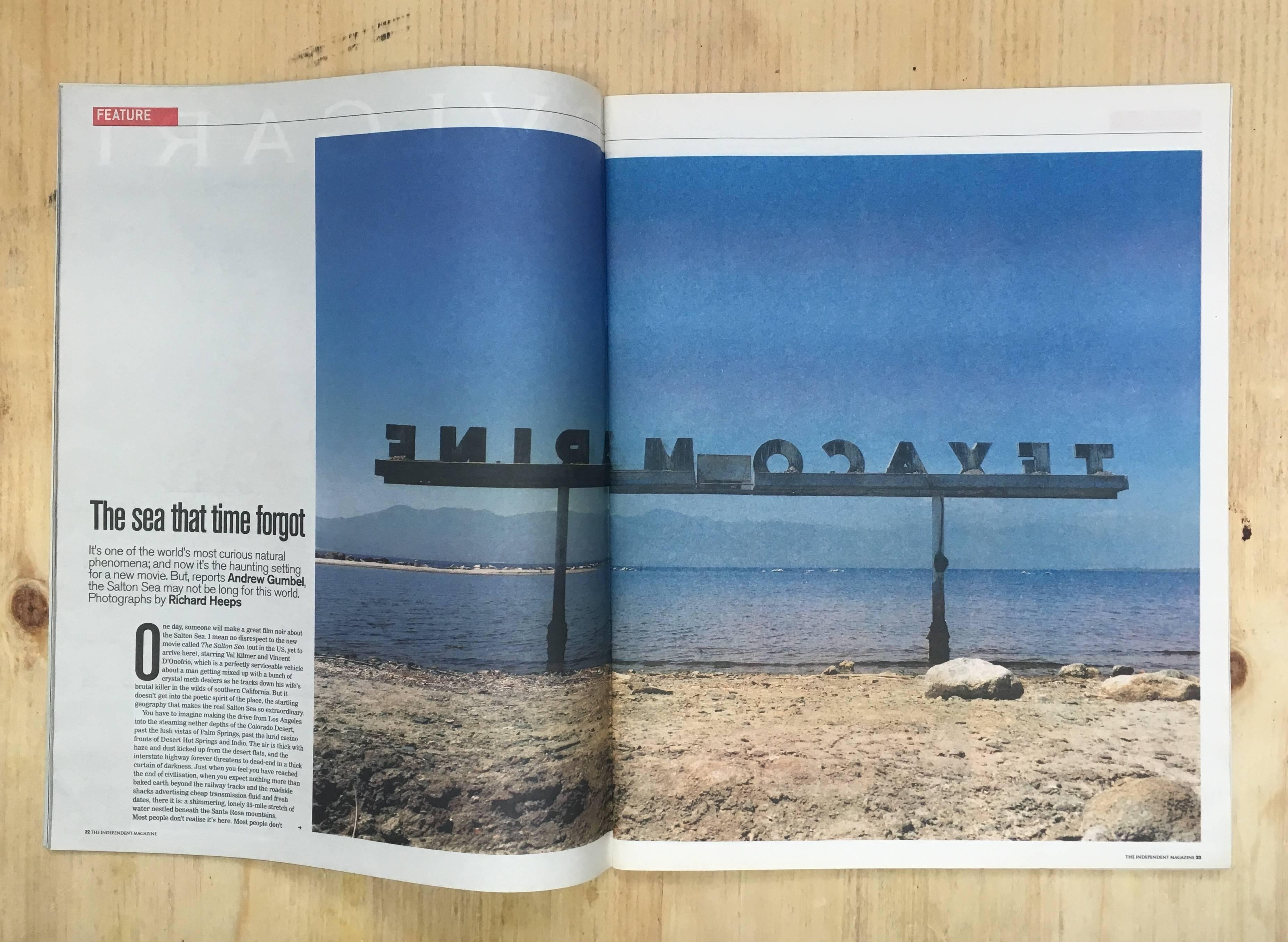 Texaco-Marine, North Shore Marina, Salton Sea, Kalifornien – amerikanische Landschaft im Angebot 1
