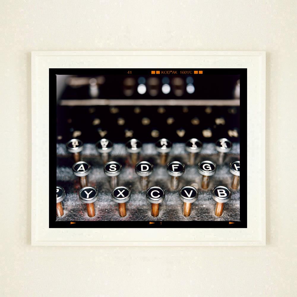 Richard Heeps photographed Bletchley Park in partnership with Hertfordshire University and Bletchley Park Trust, to document Alan Turing’s historic past at Bletchley. He was privileged to gain access not open to the public. This World War II German