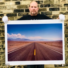 The Road to Death Valley, Mojave Desert, California - Landscape Color Photo