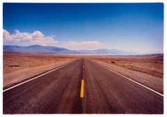 The Road to Death Valley, Mojave Desert, California - Landscape Color Photo