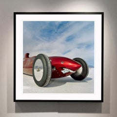 The Rocklitzer's Raspberry Rocket III, Bonneville - American Car Color Photo