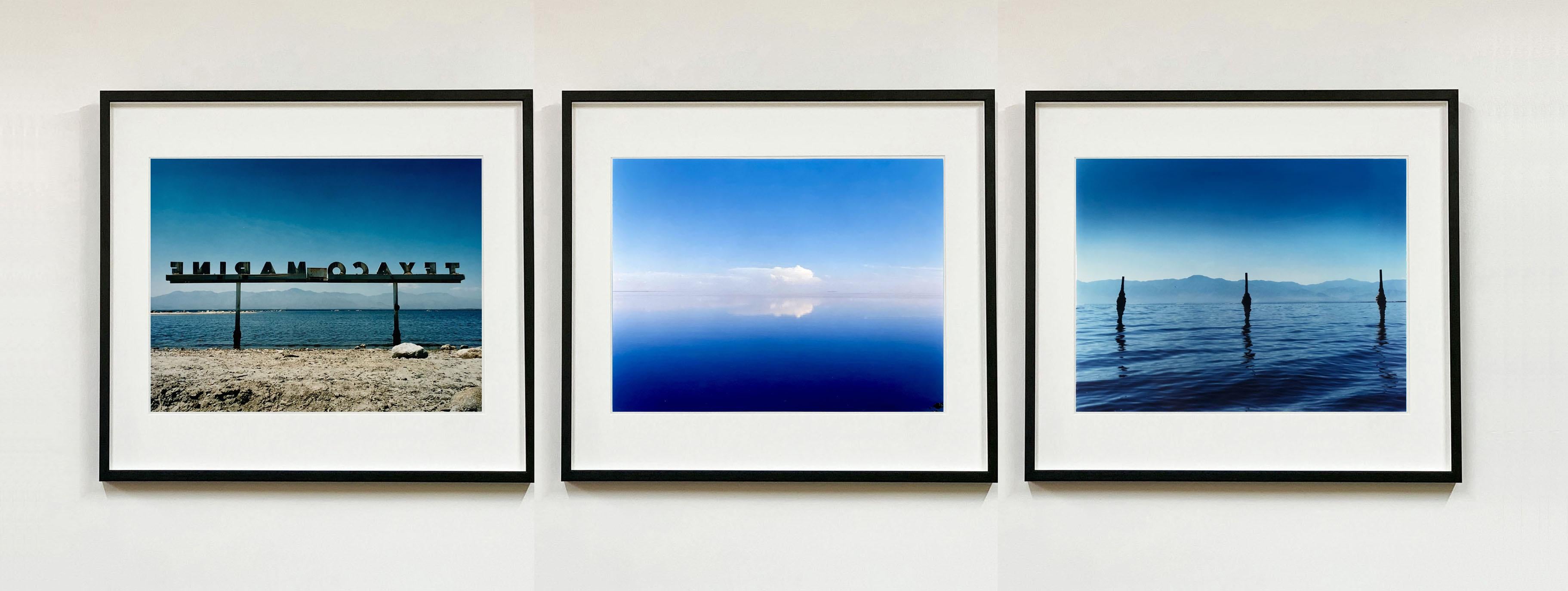 Tre opere d'arte del Salton Sea incorniciate - Fotografia a colori di paesaggi americani