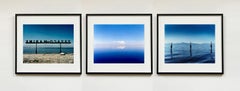 Trois œuvres d'art de Salton Sea encadrées - Photographie de paysage américain en couleur