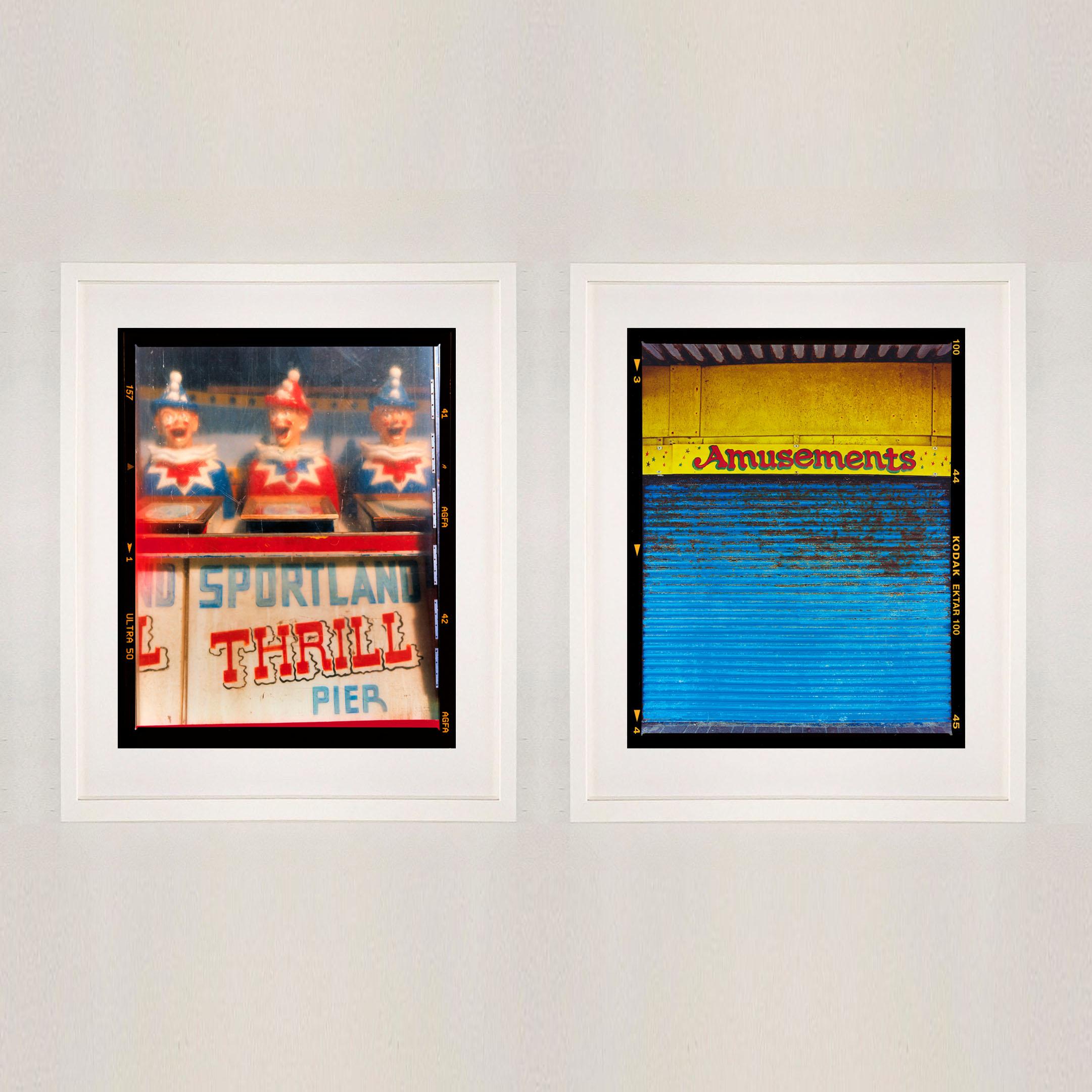 Thrill Pier, Wildwood, New Jersey - Seaside Amusements Clowns Photograph For Sale 1