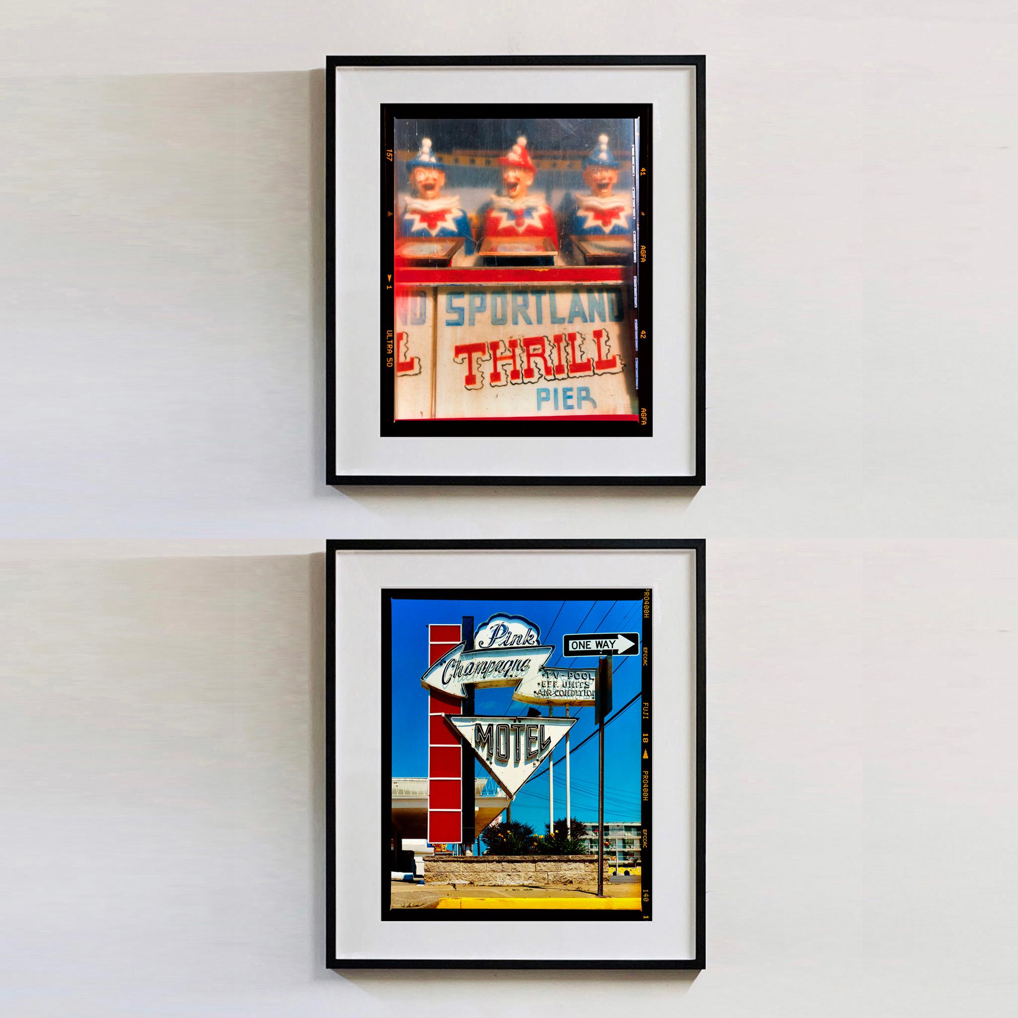 Thrill Pier, Wildwood, New Jersey - Seaside Amusements Clowns Photograph For Sale 1
