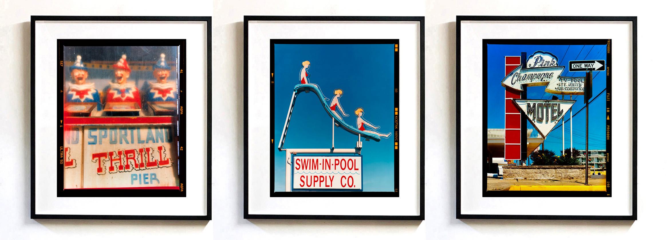 Thrill Pier, Wildwood, New Jersey - Seaside Amusements Clowns Photograph For Sale 3