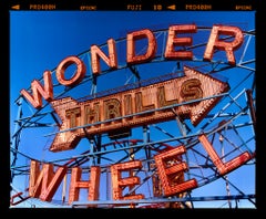 Thrills, Coney Island, New York - Color Typography Photography