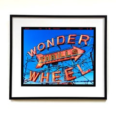 Thrills, Coney Island, New Your - American Color Typography Photography