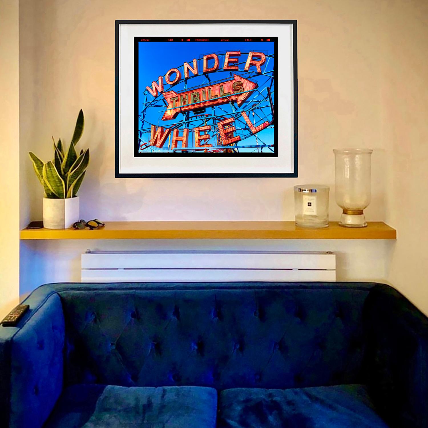 Thrills, Coney Island, New Your - American Colour Typography Photography For Sale 2