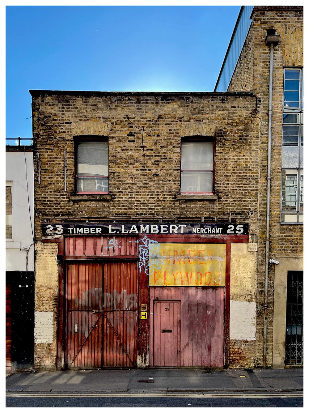 Richard Heeps Print - Timber Merchant, London - East London architecture street photography
