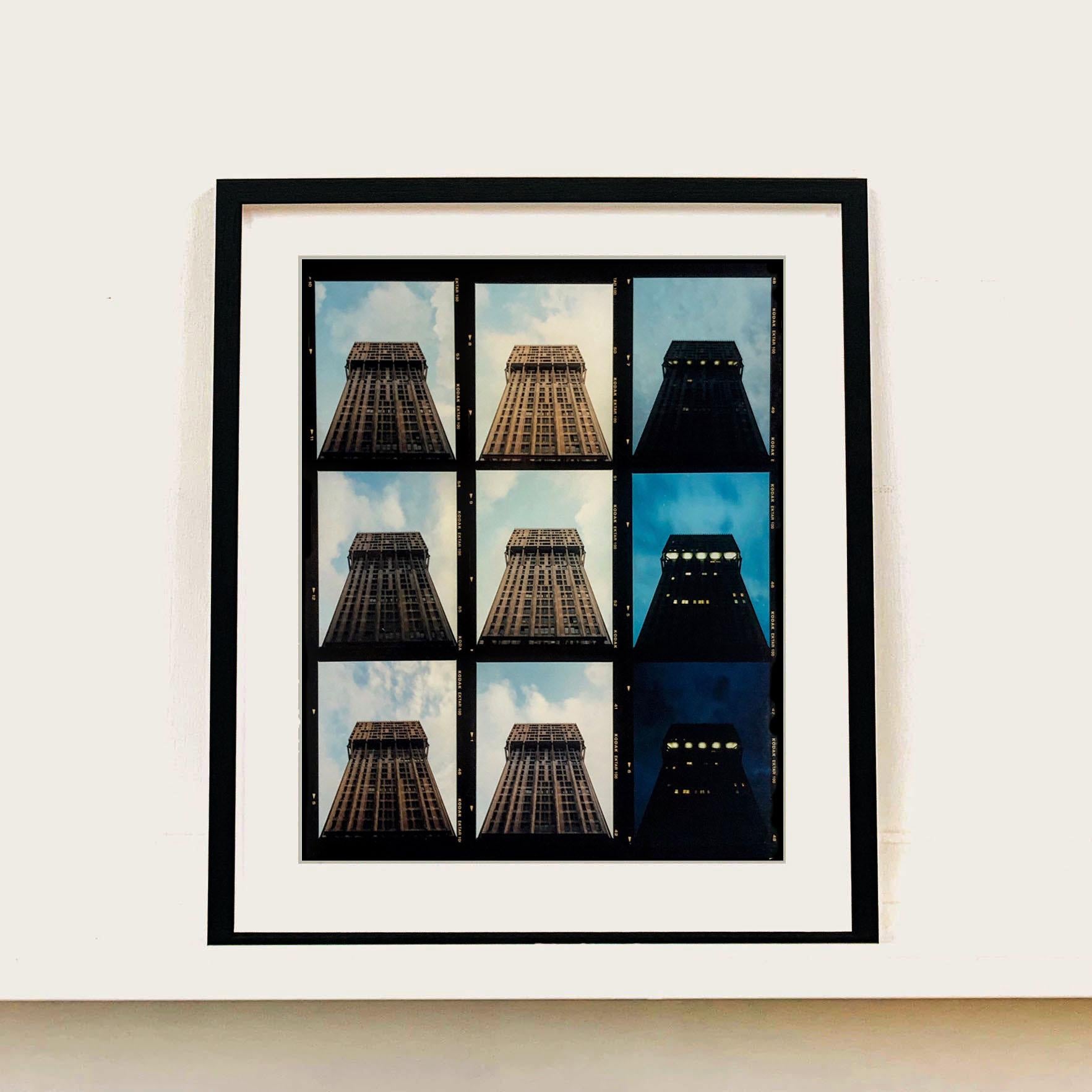 Torre Velasca Time Lapse, Milan - Italian architectural color photography - Print by Richard Heeps