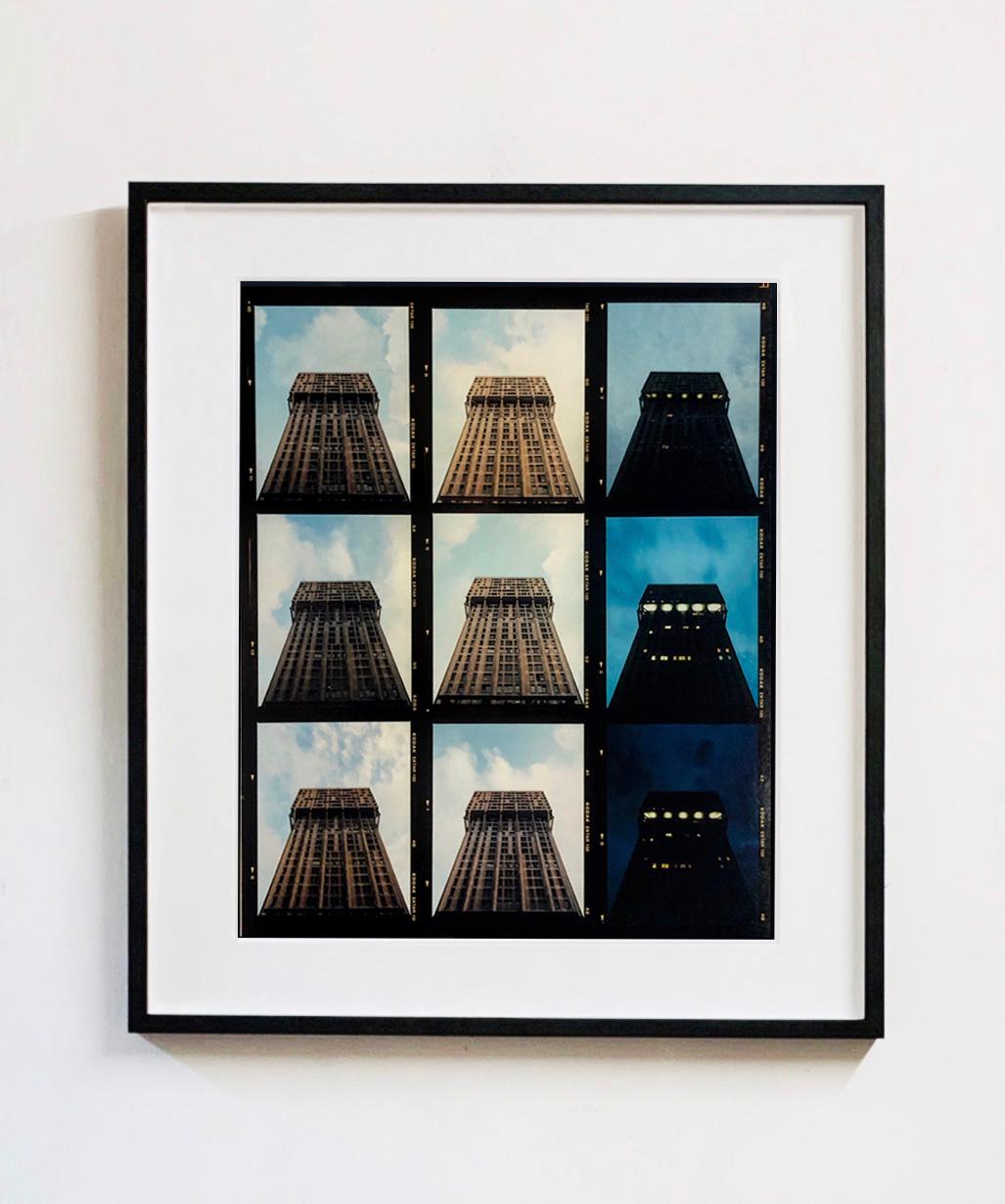 Torre Velasca Time Lapse, Milan - Italian architectural color photography - Photograph by Richard Heeps