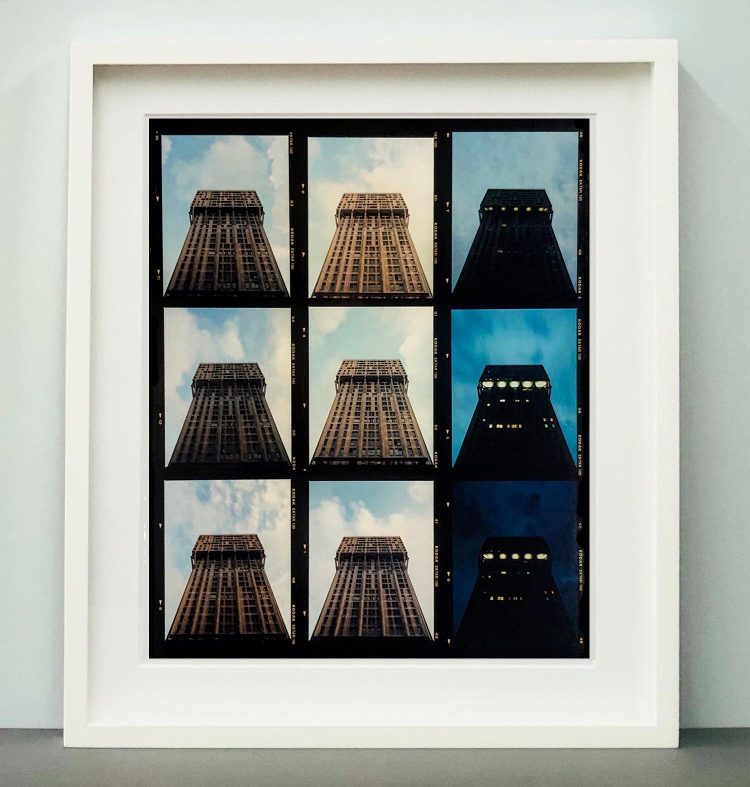 Torre Velasca Time Lapse, Milan - Italian architectural color photography - Contemporary Print by Richard Heeps