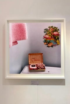 Trailer-Bad, Bisbee, Arizona – Innenraum-Farbfotografie