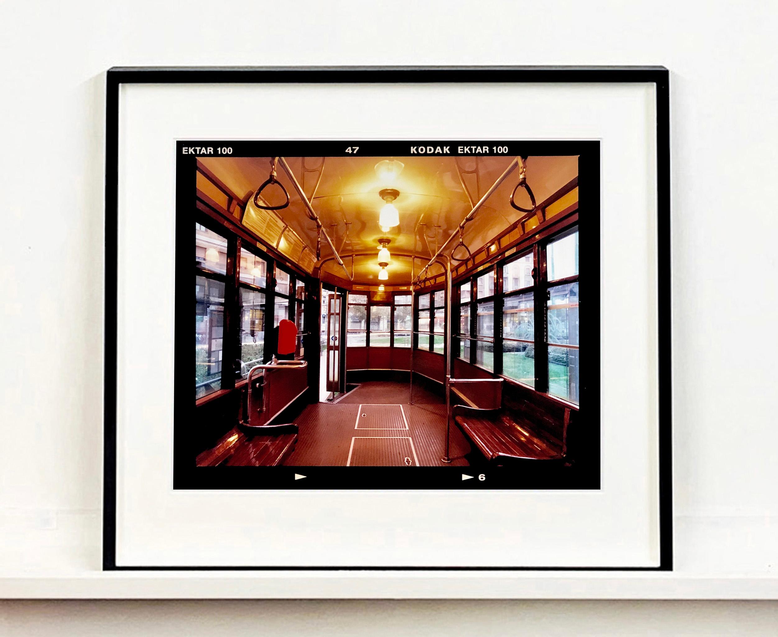 Tram, Milan - Italian Color Photography - Print by Richard Heeps