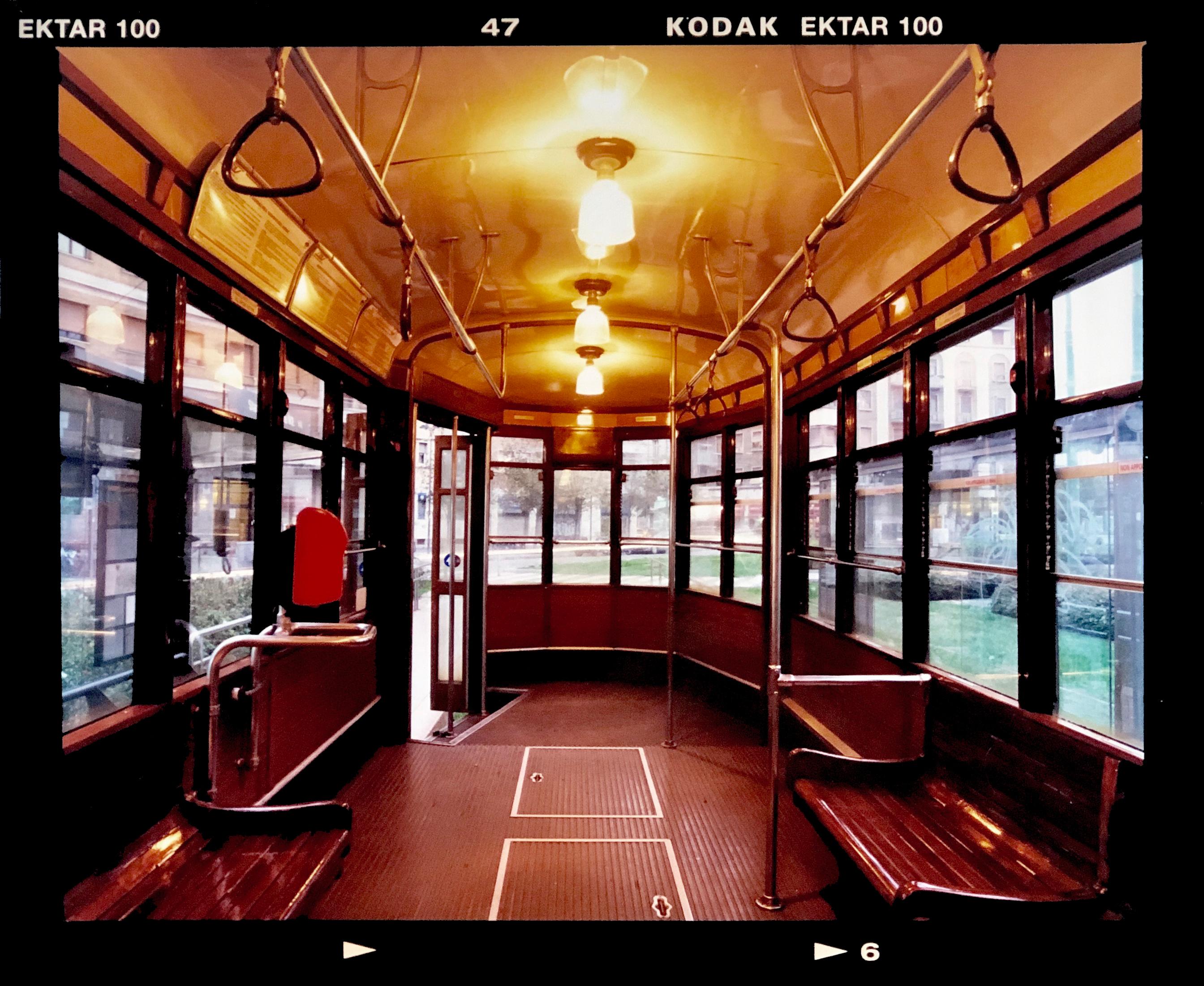 Richard Heeps Print - Tram, Milan - Italian Color Photography