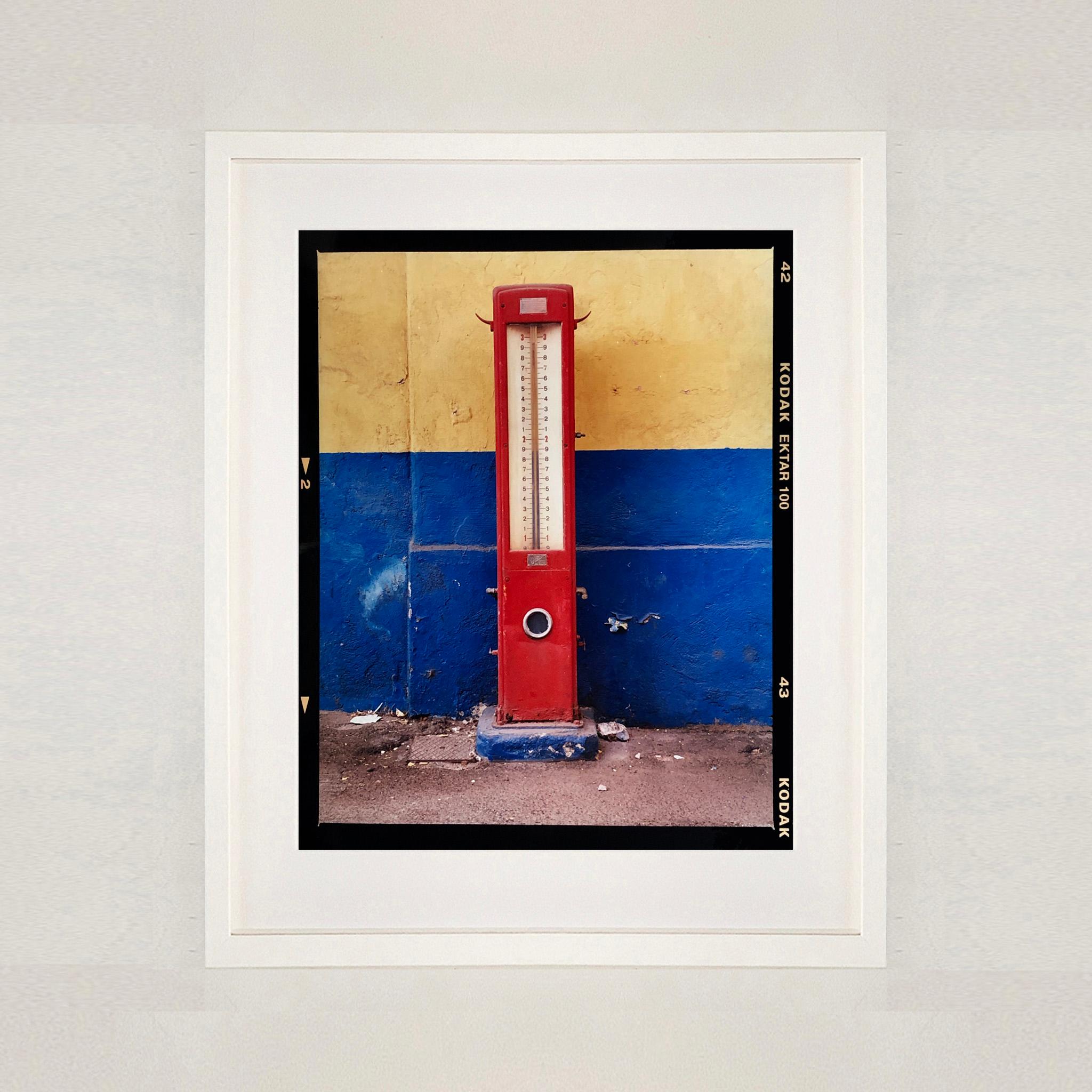 Tyre Pump, Milan - Italian color photography - Contemporary Photograph by Richard Heeps