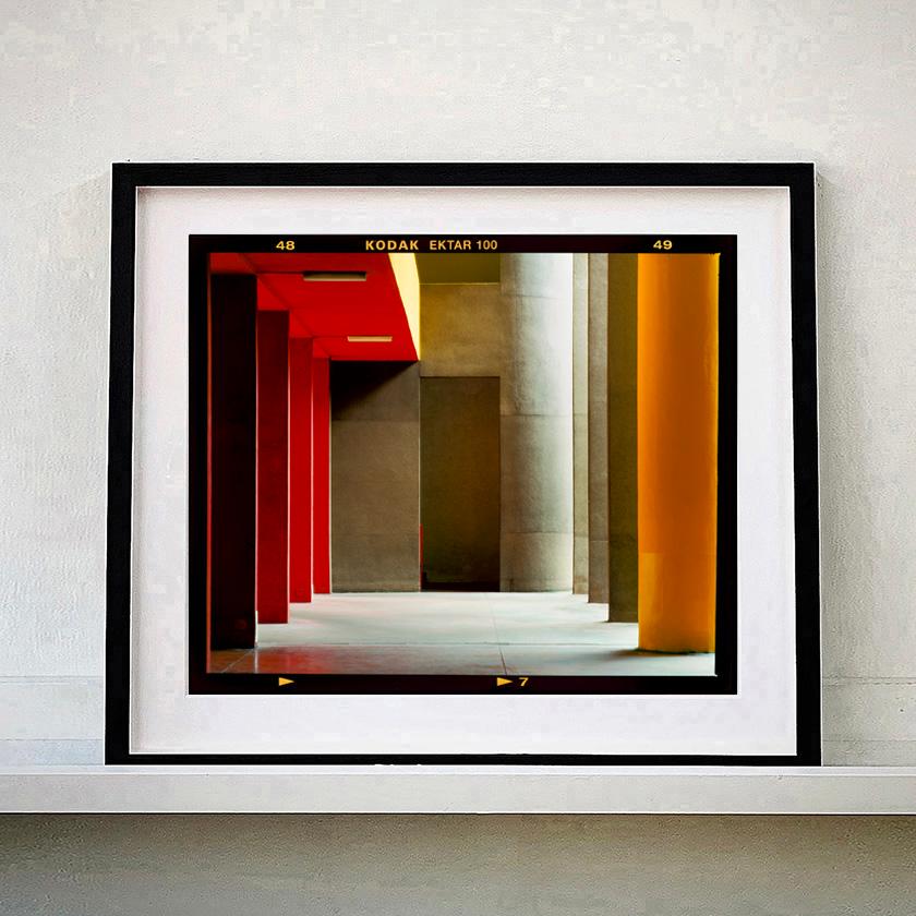 Utopian Foyer I, Milan - Brutalist Architecture Urban Color Photograph Framed For Sale 5