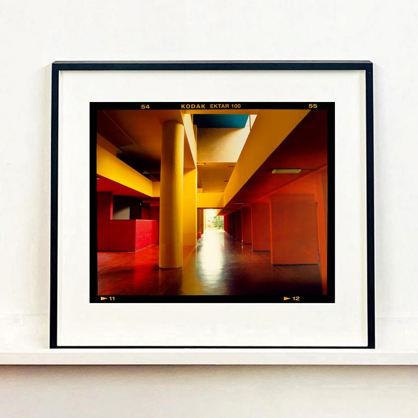 Utopian Foyer II, Milan - Architectural urban color photography - Photograph by Richard Heeps