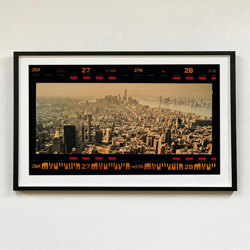 New York Cityscape, panorama photograph capturing the Manhattan skyline from Richard Heeps series, The Streets of New York.

This artwork is a limited edition of 25 gloss photographic print from negative, dry-mounted to aluminium, presented in a