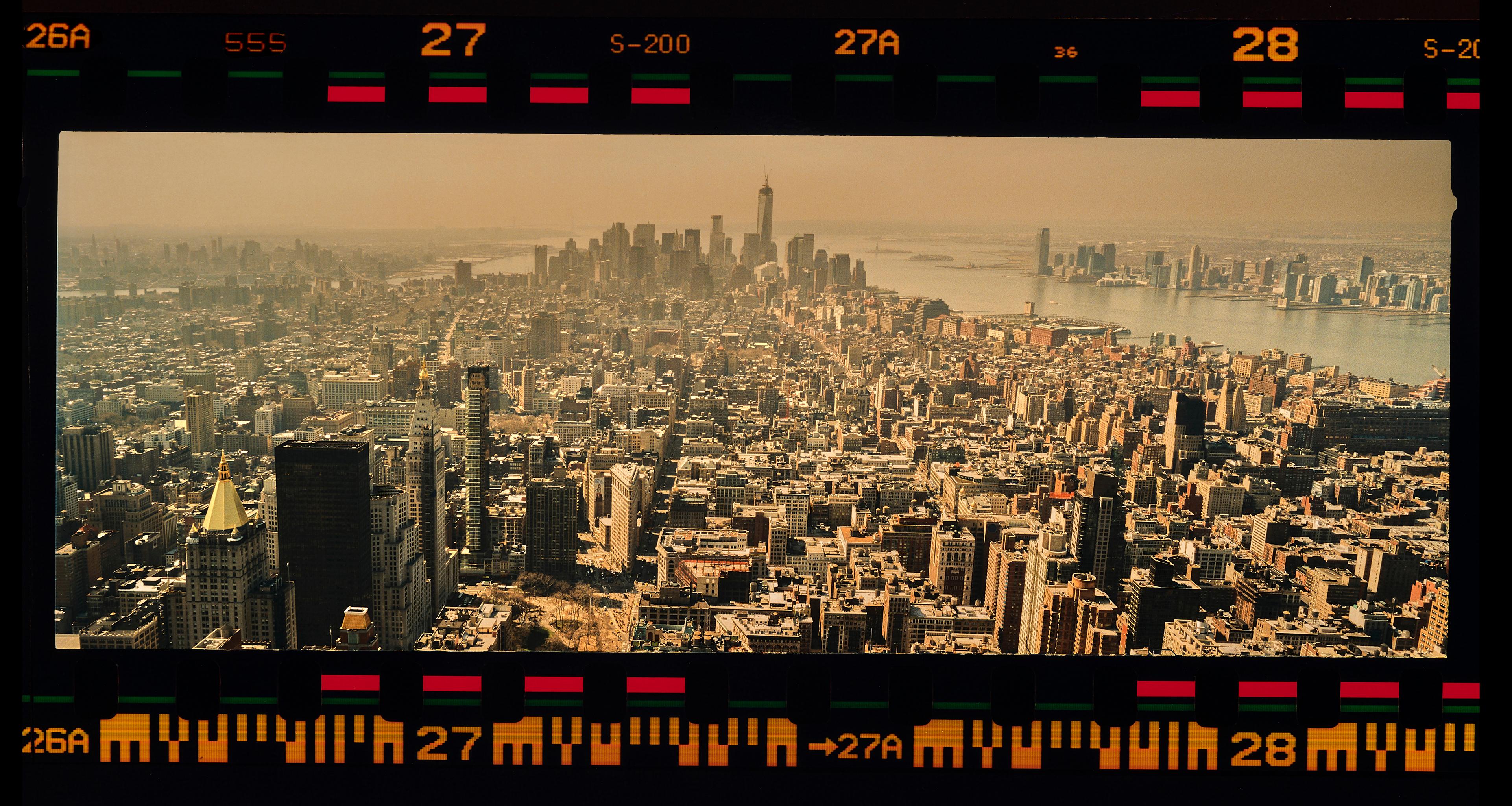 Richard Heeps Color Photograph - View from Midtown, New York City - Manhattan Cityscape Skyline Photograph