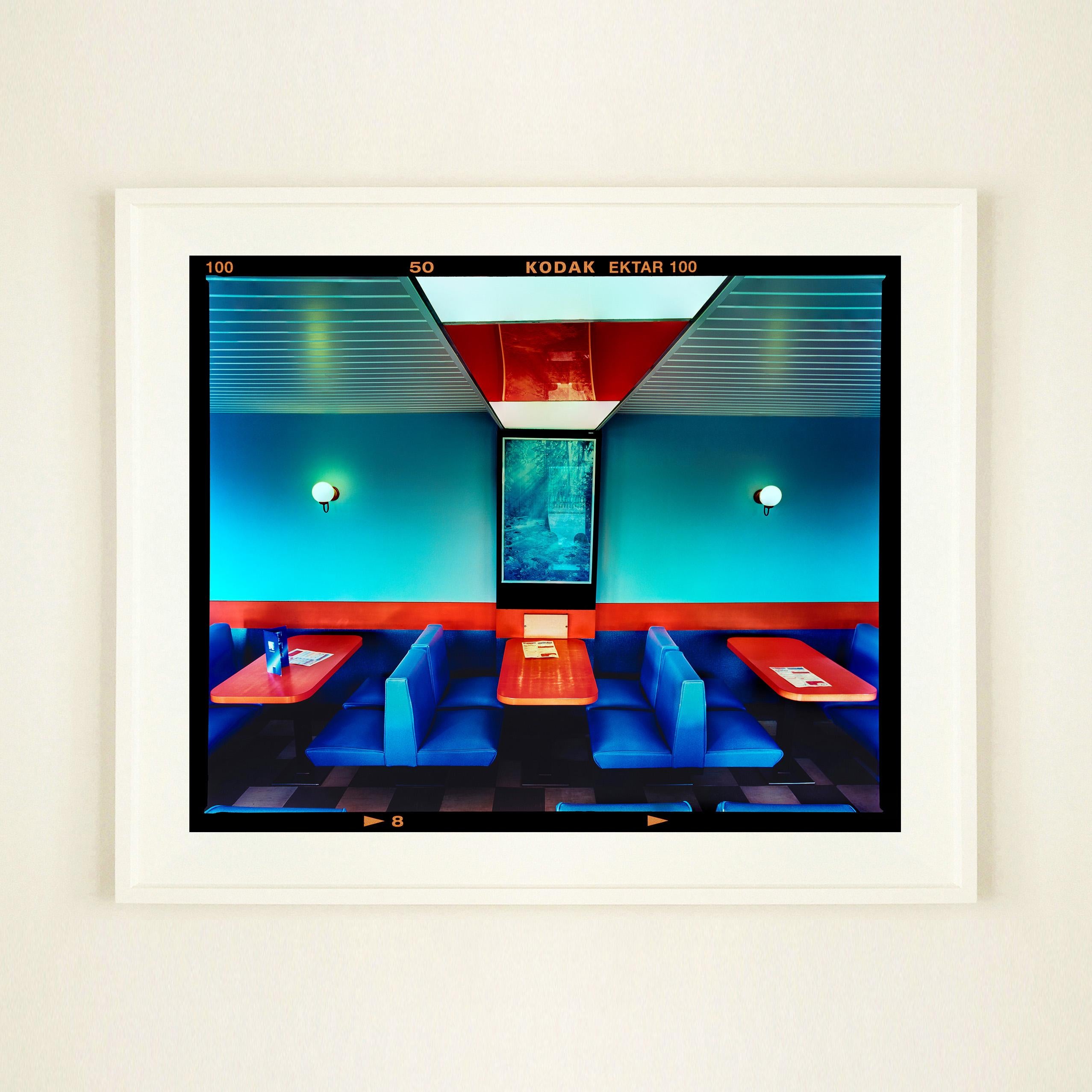 Vintage Wimpy, Norfolk - British Diner Interior Color Photograph For Sale 3