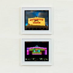 Lo stadio di Walthamstow giorno e notte, Londra - Fotografia di architettura e tipografia