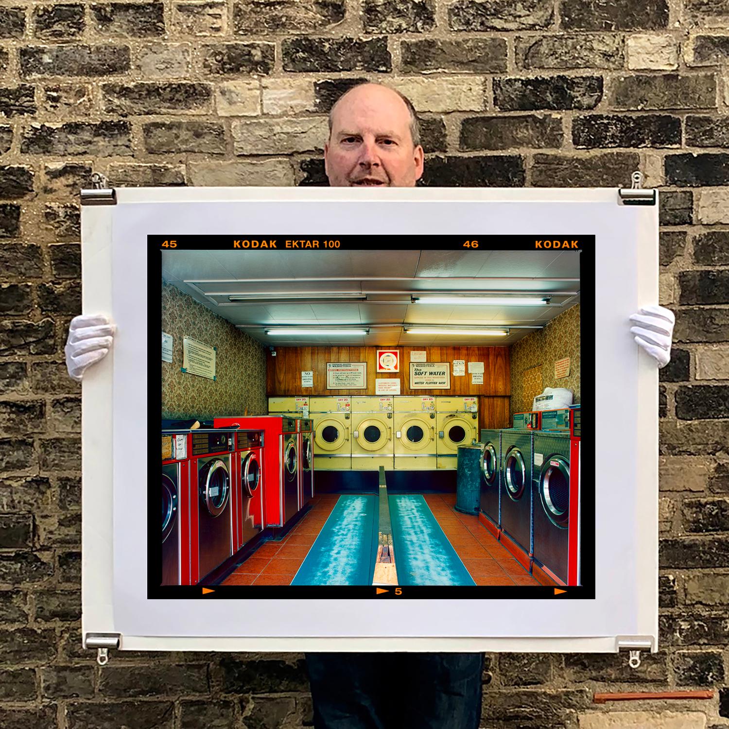 Washeteria Looking In, London - Vintage interior photograph - Print by Richard Heeps