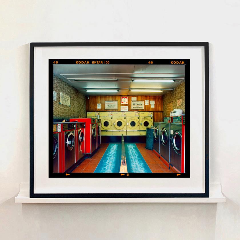 Washeteria Looking In, London - Vintage interior photograph - Contemporary Print by Richard Heeps