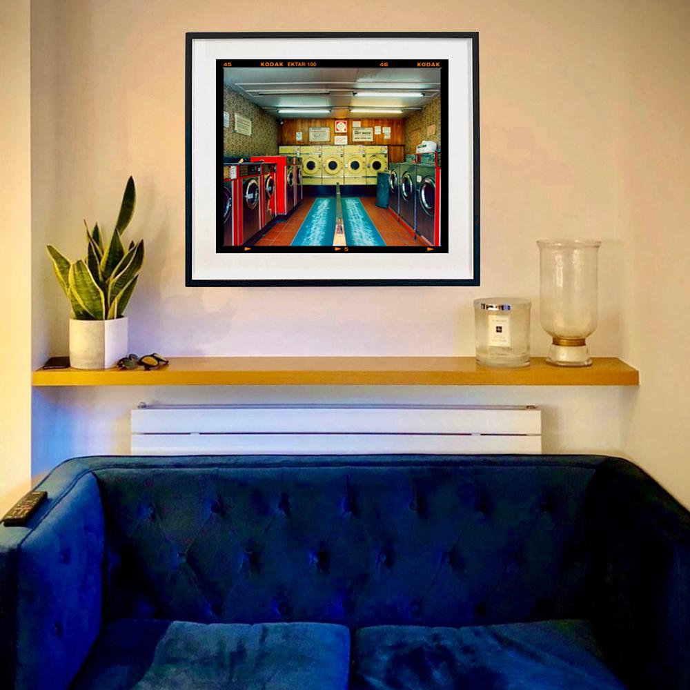 Washeteria Looking In, London - Vintage interior photograph For Sale 1