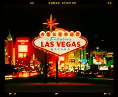 Welcome, Las Vegas, 2002 (6x7 Film Rebate) - American Typography Photography