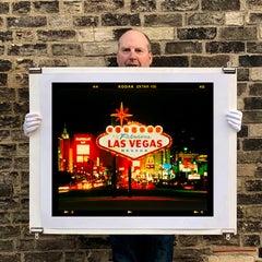 Welcome, Las Vegas (6x7 Film Rebate) - American Typography Photograph