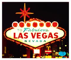 Welcome, Las Vegas, Nevada - Americana Pop Art Color Photography