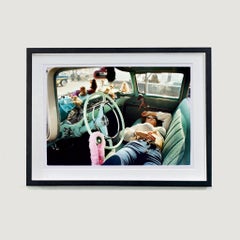 Wendy Resting, Las Vegas - Portrait Color Photograph Small Framed