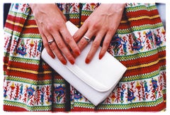 White Handbag, Goodwood, Chichester - Feminine fashion, color photography