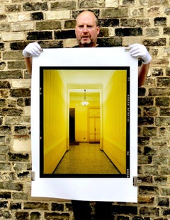 Yellow Corridor (Day), Milan - Architectural Interiors Color Photography