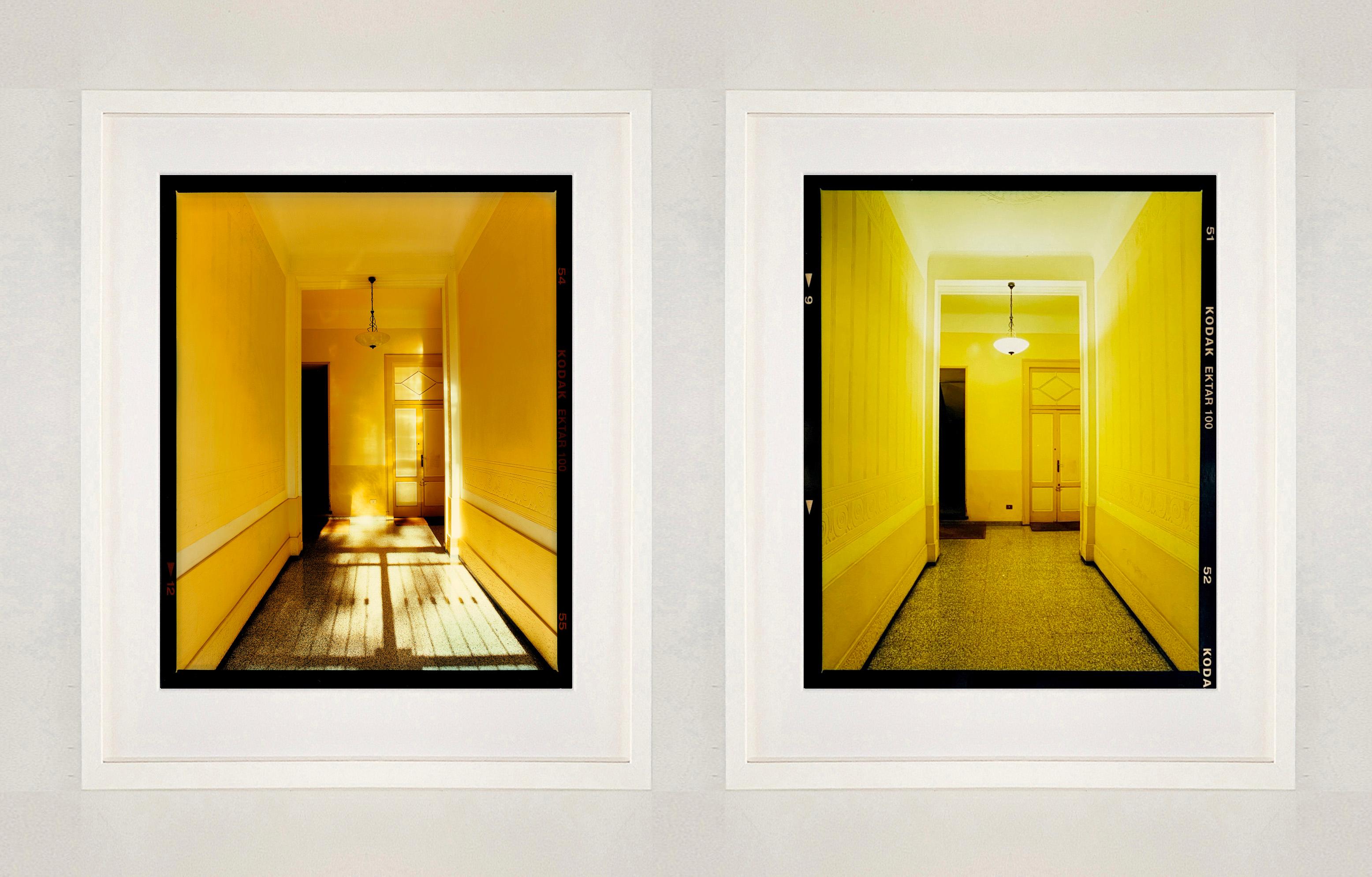 Yellow Corridor (Day), from Richard Heeps series A Short History of Milan which began as a special project for the 2018 Affordable Art Fair Milan. It was well received and the artwork has become popular with art buyers around the world. Richard