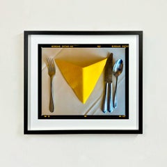 Yellow Napkin, Clacton-on-Sea - Retro Interior Still Life Color Photograph