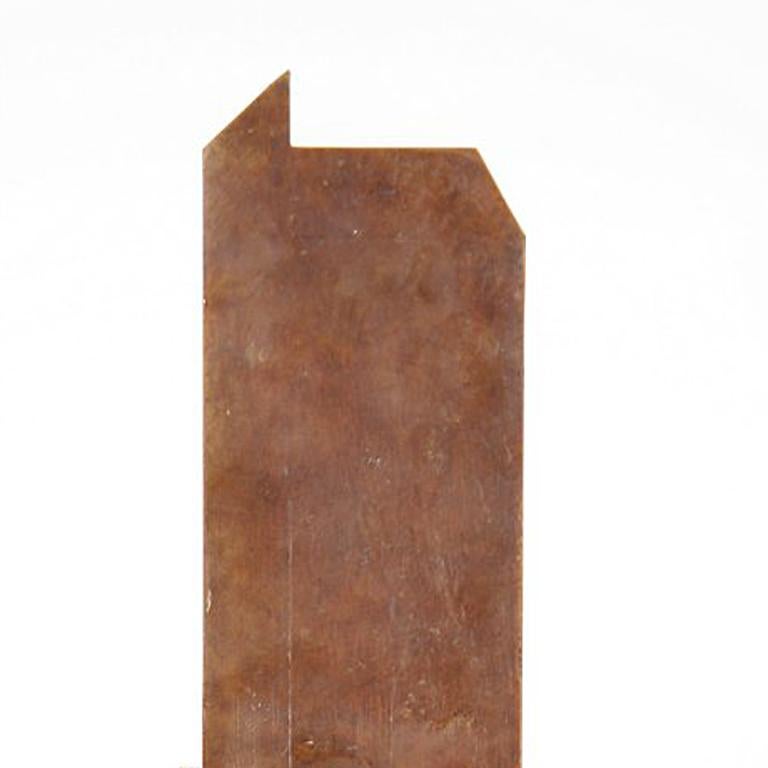 „1099“, Richard Heinrich, Abstrakte zeitgenössische Bronzeskulptur, Metall im Angebot 1