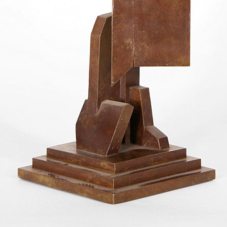 „1099“, Richard Heinrich, Abstrakte zeitgenössische Bronzeskulptur, Metall im Angebot 3