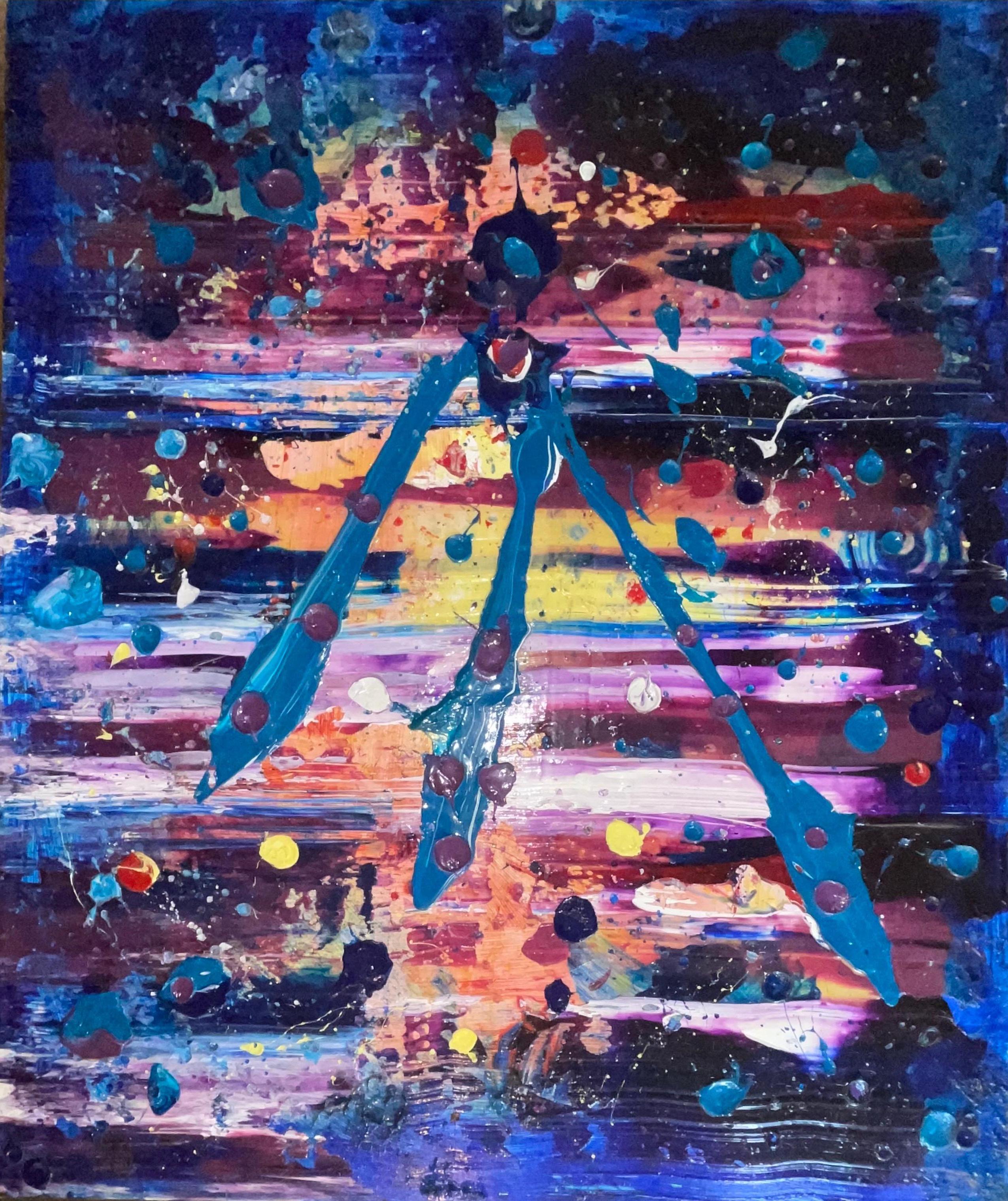 Grande quadro espressionista astratto A. Richard Heinsohn della galleria A. Stone in vendita 2