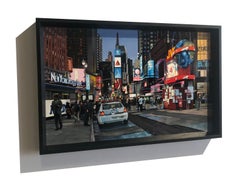 "N.Y.P.D." City Landscape (Photorealism, New York City, Times Square)