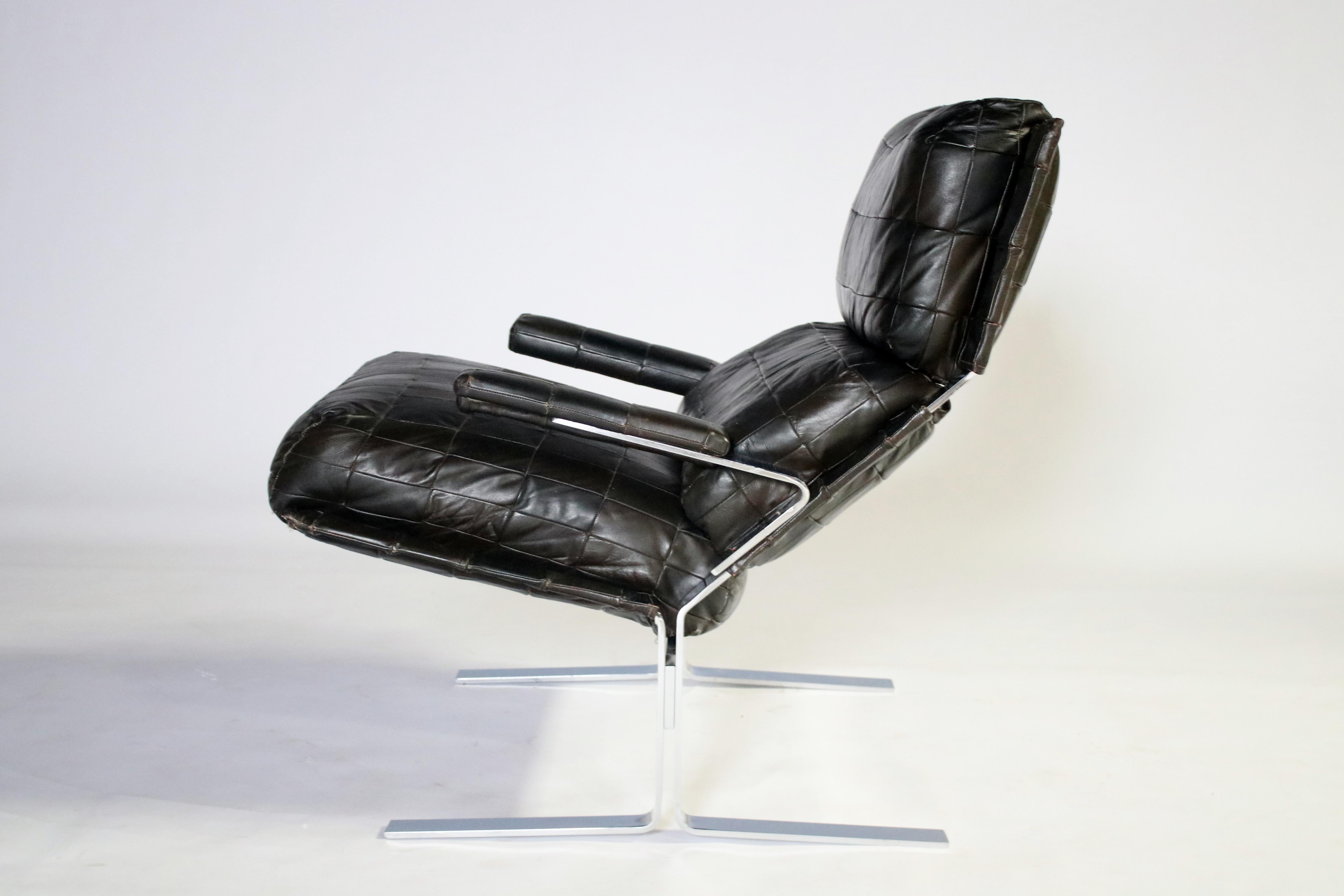 Richard Hersberger For Saporiti Lounge Chair and Ottoman 2