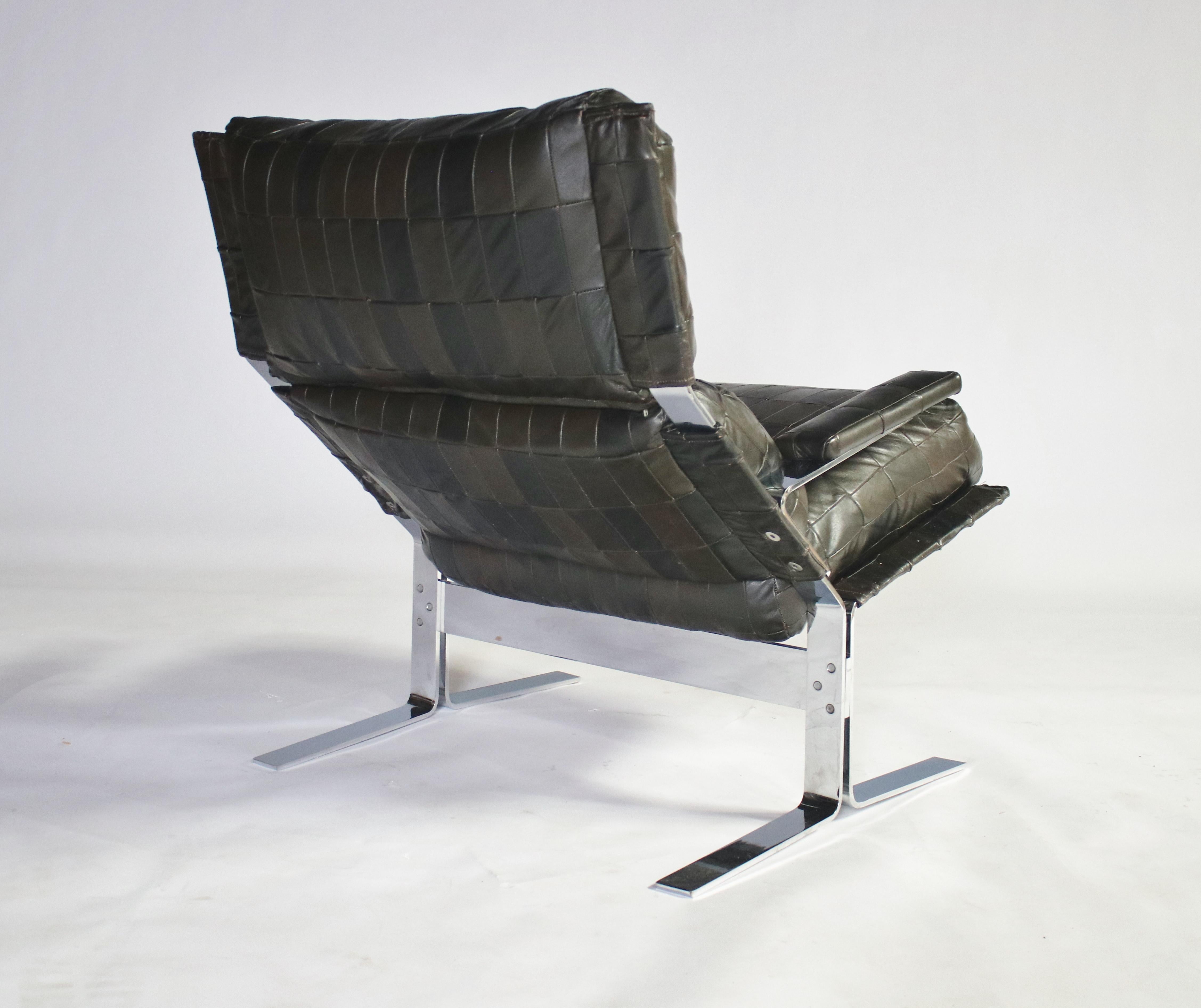 Late 20th Century Richard Hersberger For Saporiti Lounge Chair and Ottoman