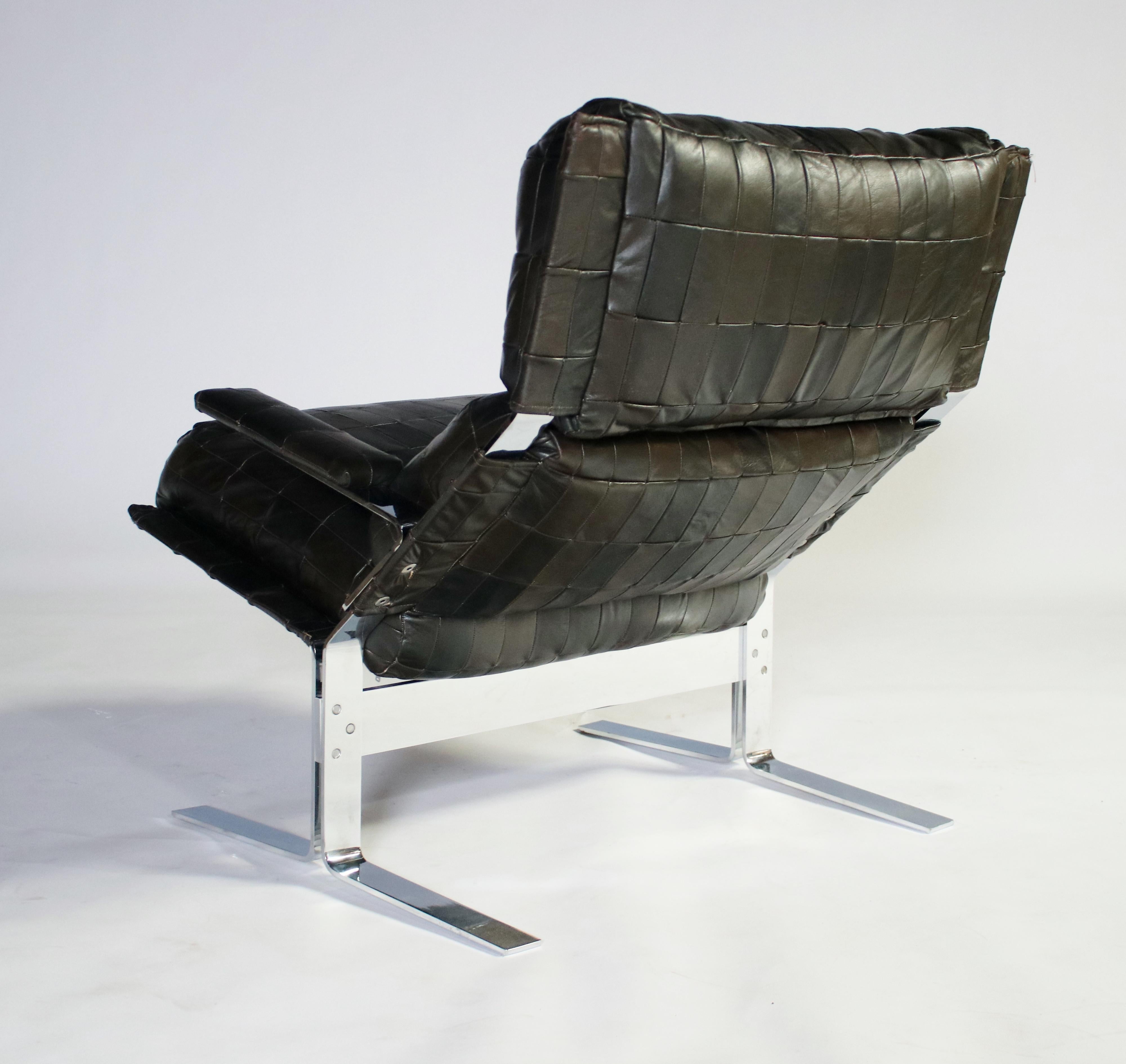 Richard Hersberger For Saporiti Lounge Chair and Ottoman 1