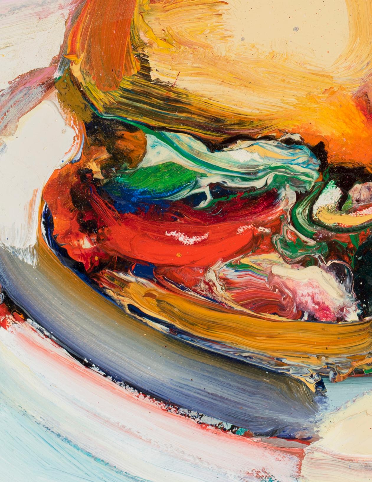 Deli Deluxe - Beige Still-Life Painting by Richard Hickam