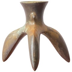 Richard Hirsch Ceramic Ceremonial Vessel, Tripod Vessels Collection, 1984