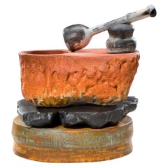 Richard Hirsch Ceramic Mortar and Pestle Sculpture, 2010