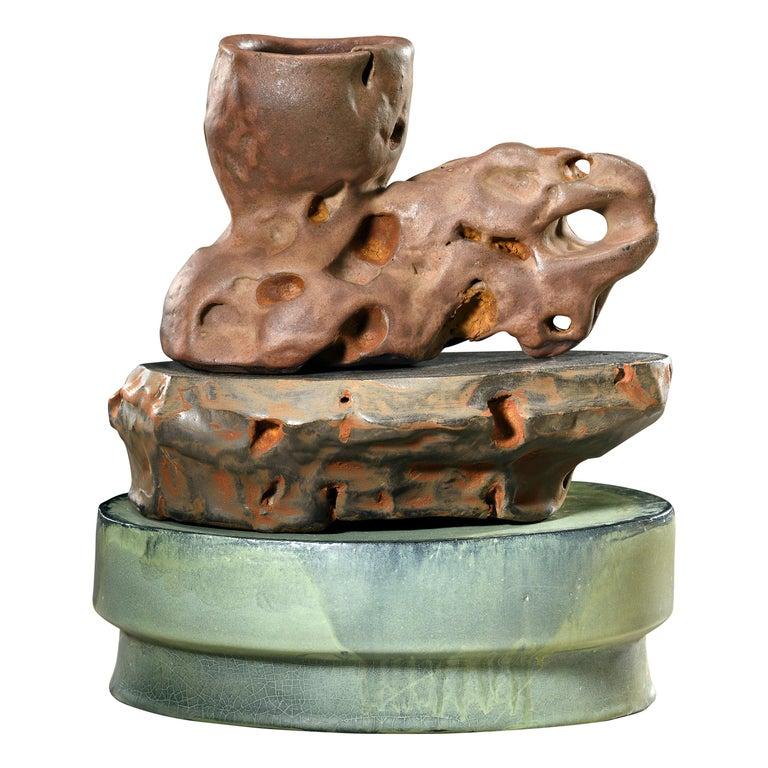 Richard Hirsch Escultura de copa de roca de erudito en cerámica, 2018 Cerámico en venta