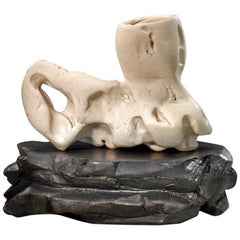 Richard Hirsch Ceramic Scholar Rock Cup Sculpture #25, 2018